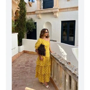 Veronica Beard Virginia One Shoulder Midi Dress Size 10